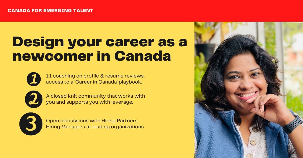 How to accelerate your career as a in Canada by Vartika